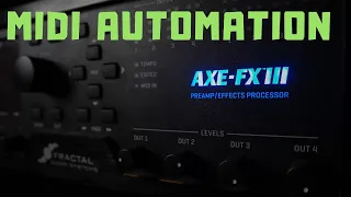 Axe-Fx Midi Automation with Pro-Tools - Part One