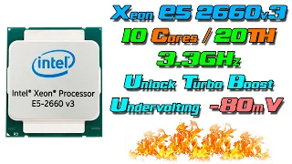 Доступный высокопроизводительный CPU для любых задач. Детальный тест E5 2660v3 сравнение с E5 2678v3