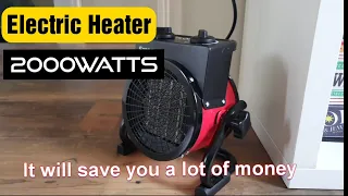Sencys Fan Heater 2kw - heating the house - Economical Electric Heater