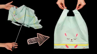 How to sew a shopping bag out of a broken umbrella - even a beginner can handle it!