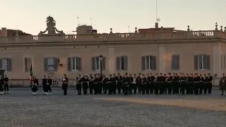 Cambio della guardia al Quirinale Lancieri di Montebello