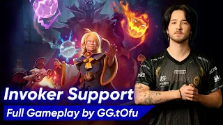 tOfu INVOKER SOFT SUPPORT 4 Pos | Dota 2 7.35c Pro Gameplay