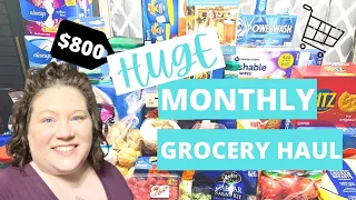 🛒November ONCE-A-MONTH Grocery Haul from SAM’S CLUB & KROGER 🛒