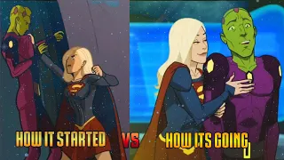 Best Supergirl & Brainiac 5 moments - Legion of superheroes 2023
