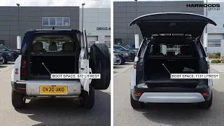 2022 Land Rover Discovery Vs. Defender Side-by-side Comparison