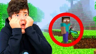 Me Encontre a Herobrine en Minecraft a las 3:00 AM 😨