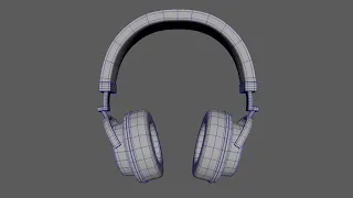 Wireframe - Headphone Model
