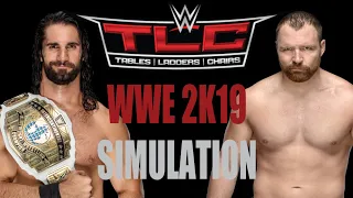 SETH ROLLINS VS. DEAN AMBROSE TLC 2018 PPV | WWE 2K19 SIMULATION