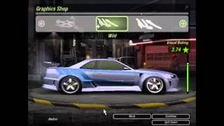 como hacer brian 2 fast 2 furious skyline en nfsu2