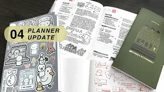 April 2024 Planner Update | Hobonichi, Ink Swatches, Sketchbook, Take A Note Planner