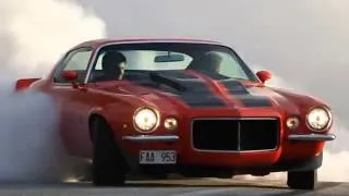 1970' CHEVROLET CAMARO SS BURNOUT!