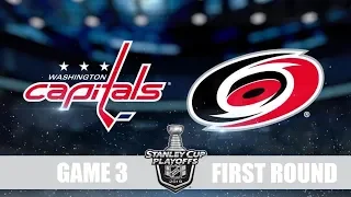 Capitals VS Hurricanes in Game 3 Вашингтон - Каролина Плей-офф, 1/8 финала, Обзор матча