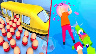 Subway Crowd 🆚 Slime Hero 3d  - All Levels Gameplay Walkthrough🏆(Android - iOS)🏆