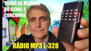 REVIEW RÁDIO MP3 MODELO L-328