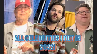 Meeting Celebrities 2022 Compilation (Chevy Chase, Jared Padalecki, Ewan McGregor, and More!)