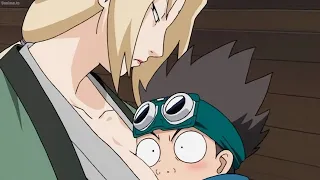 Konohamaru clashes with Tsunade breast | Naruto