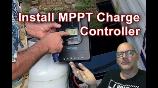 RV MPPT Charge Controller Installation   With Large Battery Box