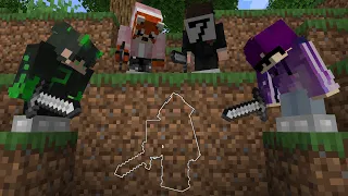 Minecraft Survivalist VS 4 Hitmen