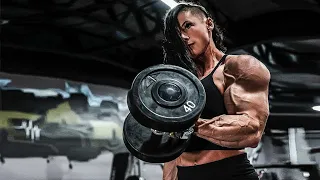 WHAT YOU WAITING FOR👿😈 1080P  - KRISTEN NUN WORKOUT MUSIC VIDEO || FEMALE BODYBUILDER ||