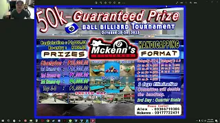 Mckenns Billiard Downtown -Tournament-Octrober 28-30, 2023