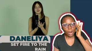 First Time Reacting To Adele Set Fire To The Rain Cover By Daneliya Tuleshova Reaction