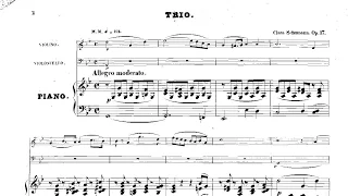 Clara Schumann: Piano Trio Op. 17 (1846)
