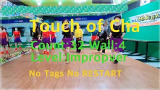 Touch of cha Line Dance/Low Improver/터치오브차 라인댄스/추억의팝송