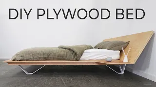 DIY Plywood Bed | Requires just 4 basic power tools!