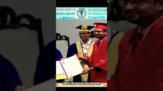 Dr Sri Harsha Vardhan Surya convocation | AIIMS DELHI | Mch Surgical oncology