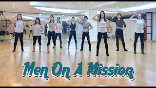 MEN ON A MISSION - LOW ADVANCED LINEDANCE (O'Reilly, Richard & Poulsen)