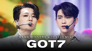 AURA부터 NOT BY THE MOON까지▶ 갓세븐(GOT7) with 2020 Mnet | Mnet과 함께하는 2020 MAMA 수상자 무대 모아보기