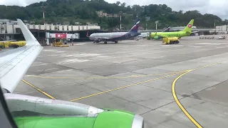 Airbus A320-214 RA-73424 S7 Airlines Taking off from Sochi Airport