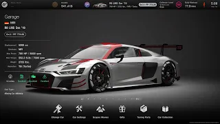 [Gran Turismo 7] AUDI R8 LMS Evo'19 race tune