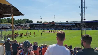 Castleford Tigers Entrance v Warrington Wolves July 2022