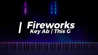 [PIANO TUTORIAL] Fireworks - Katy Perry (Easy Key)