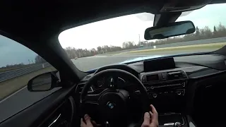 BMW M3 F80 drift on Moscow Raceway