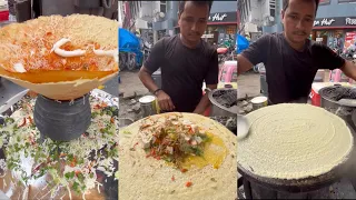 Superfast Black Matki Dosa In Mumbai 😱😱 Most Unique Street Style Gravy Dosa 😍😍