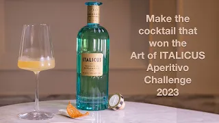 In-Vite cocktail with Italian Bartender Fabrizio Candino