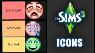 DERANGED Sims 3 Icon Tierlist - VOD