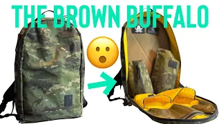 The Brown Buffalo ConcealPack Backpack 21L Review and Walkthrough - Huckberry Collaboration