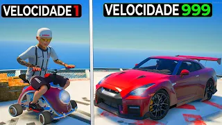 TRANSFORMEI CARROS LENTOS em CARROS SUPER RAPIDOS no GTA 5