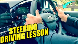 Steering Driving Lesson - How to Steer/How to correct if confused!