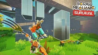 Building an Automated Defense System! - Scrap Mechanic Survival Mode #38