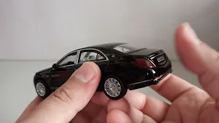 Mercedes-Benz S 600 модель "Автопром" 1:32. Металлическая, звук, свет