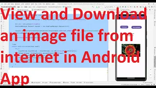How to view and download an image file from a URL using DownloadManager in your Android App?