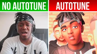 KSI 'No Time' (feat. Lil Durk) | *AUTOTUNE VS NO AUTOTUNE* (Genius)