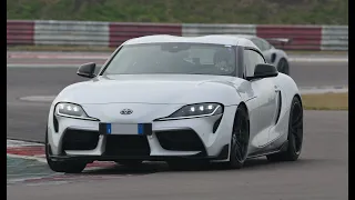 Toyota Supra GR Cremona Circuit Track Day 19 02 23, Best 1'43"9 Stage2 MHD