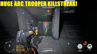 Star Wars Battlefront 2 - HUGE Arc Trooper killstreak! Don't need Heroes when we have these guys!💪