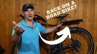 Bike Rack For Road Bikes! (No More Sweaty Back)