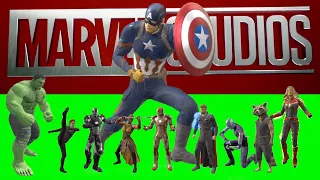 [GreenScreen 3D] Captain America of Marvel Heroes | Costume of Avengers: Endgame